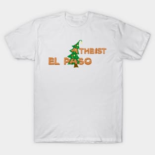 El Paso Atheist - Christmas tree T-Shirt